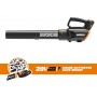Nuovo soffiatore a batteria WORX WG547E batteria 20V litio 2.0Ah tecnologia "TURBINE" - leggero ed efficace  **2 BATTERIE IN DOTAZIONE**
